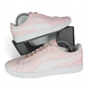 Puma Vikky v3 Lace-up Casual Sneakers Pink / White 391623-01 Youth 5 Women's 6.5